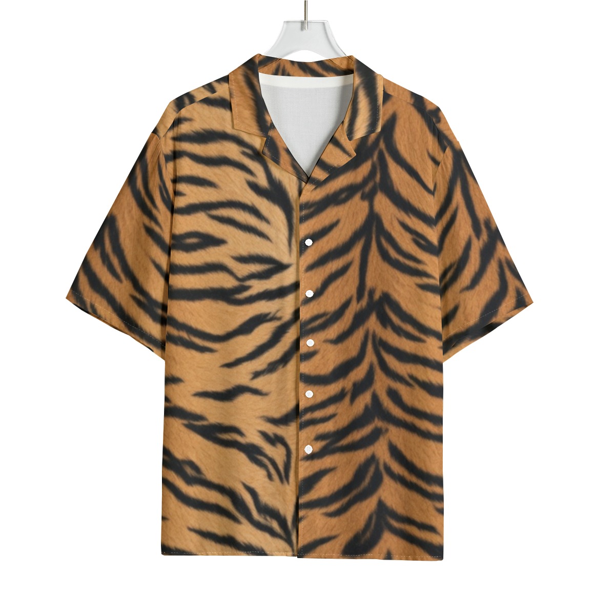 All-Over Print Men's Hawaiian Rayon Shirt | 115GSM Rayon (PASTP)