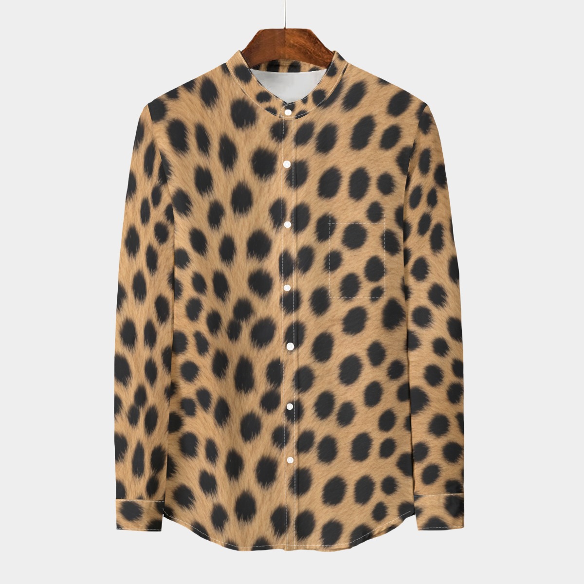 Stand collar shirt