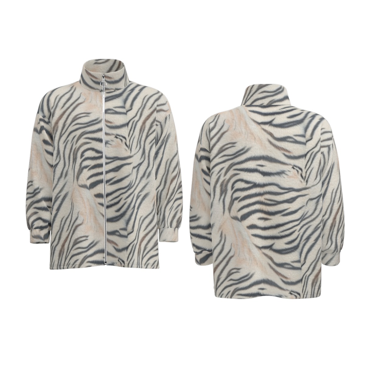 All-Over Print Unisex Stand Collar Zipped Jacket (PAS4G)