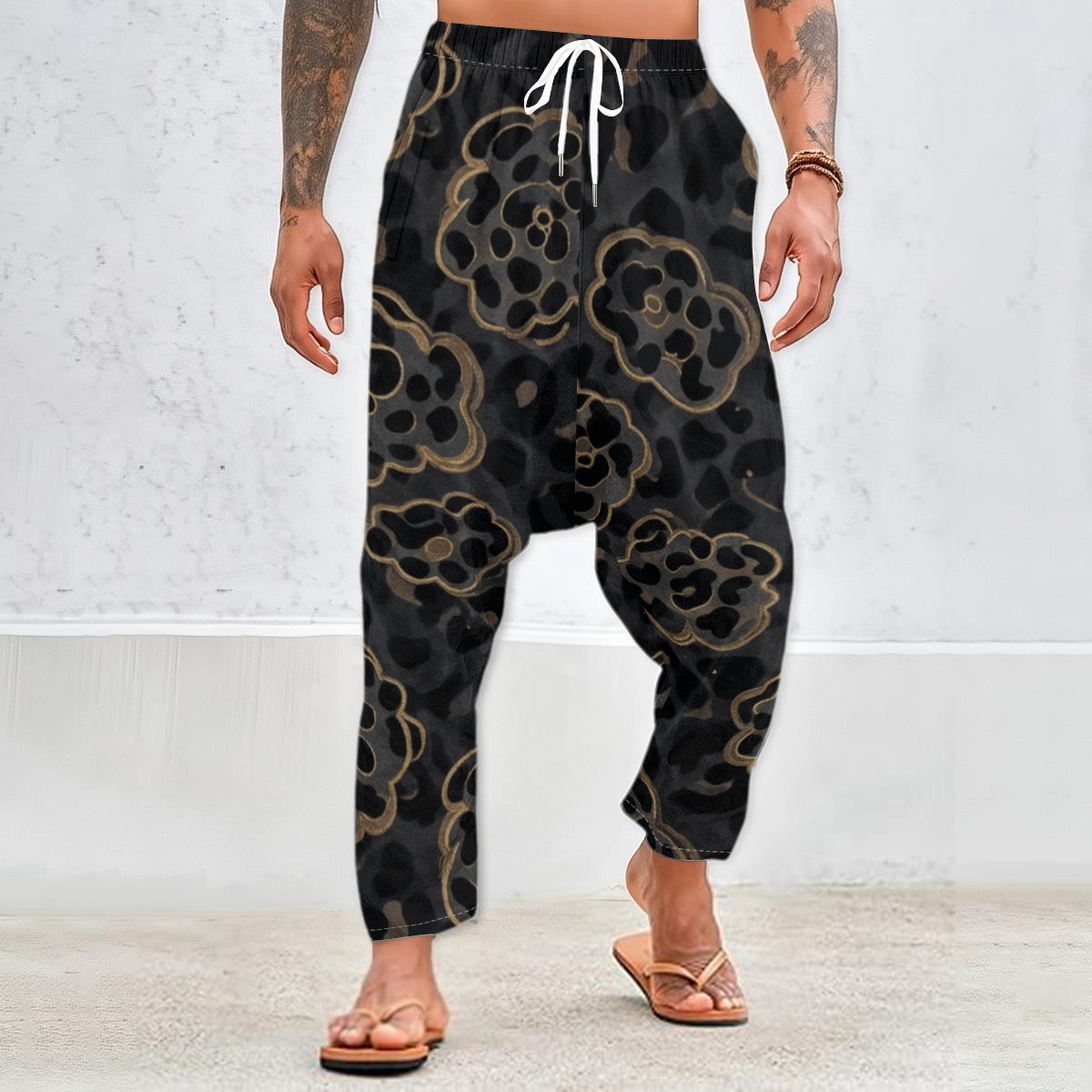 All-Over Print Men’s Harem Pants (PAPU8)