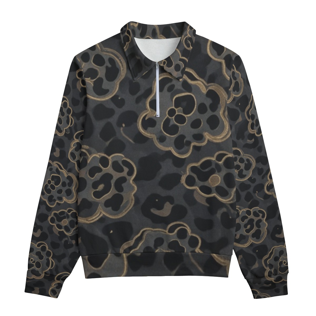 All-Over Print Unisex Lapel Sweatshirt | 310GSM Cotton (PAPRS)
