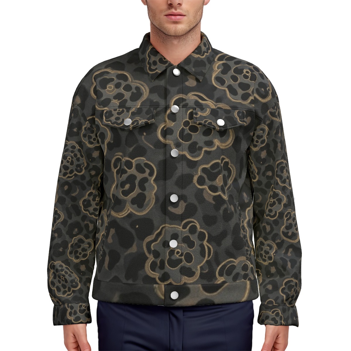 All-Over Print Unisex Lapel Jacket | 245GSM Cotton (PAPSC)
