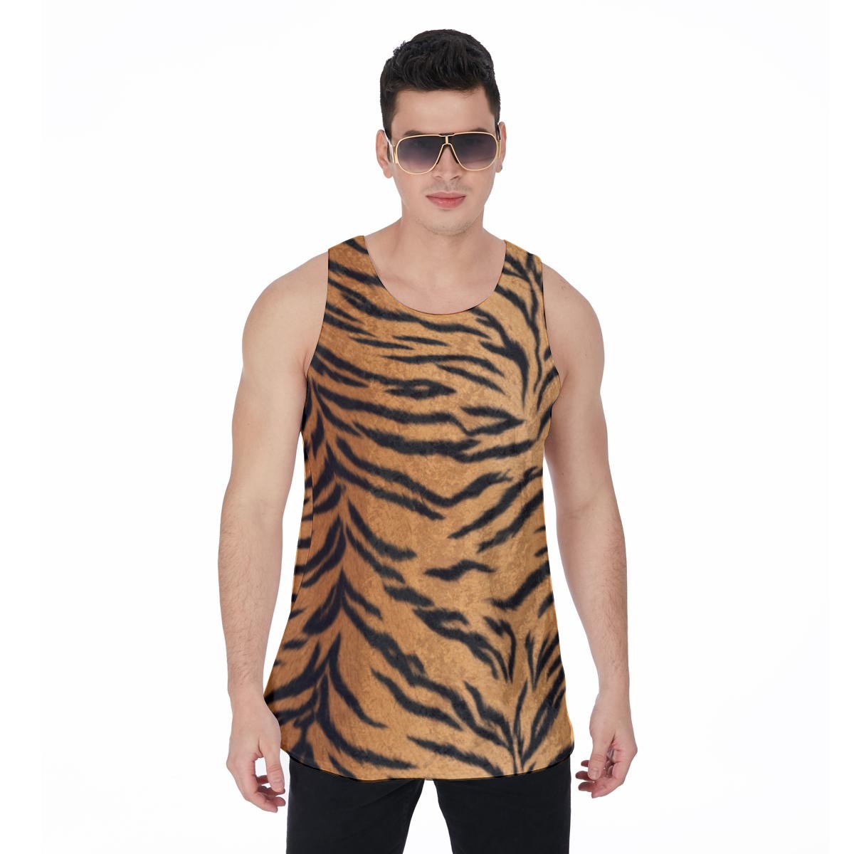 All-Over Print Men's Tank Top | Velvet (PASUC)