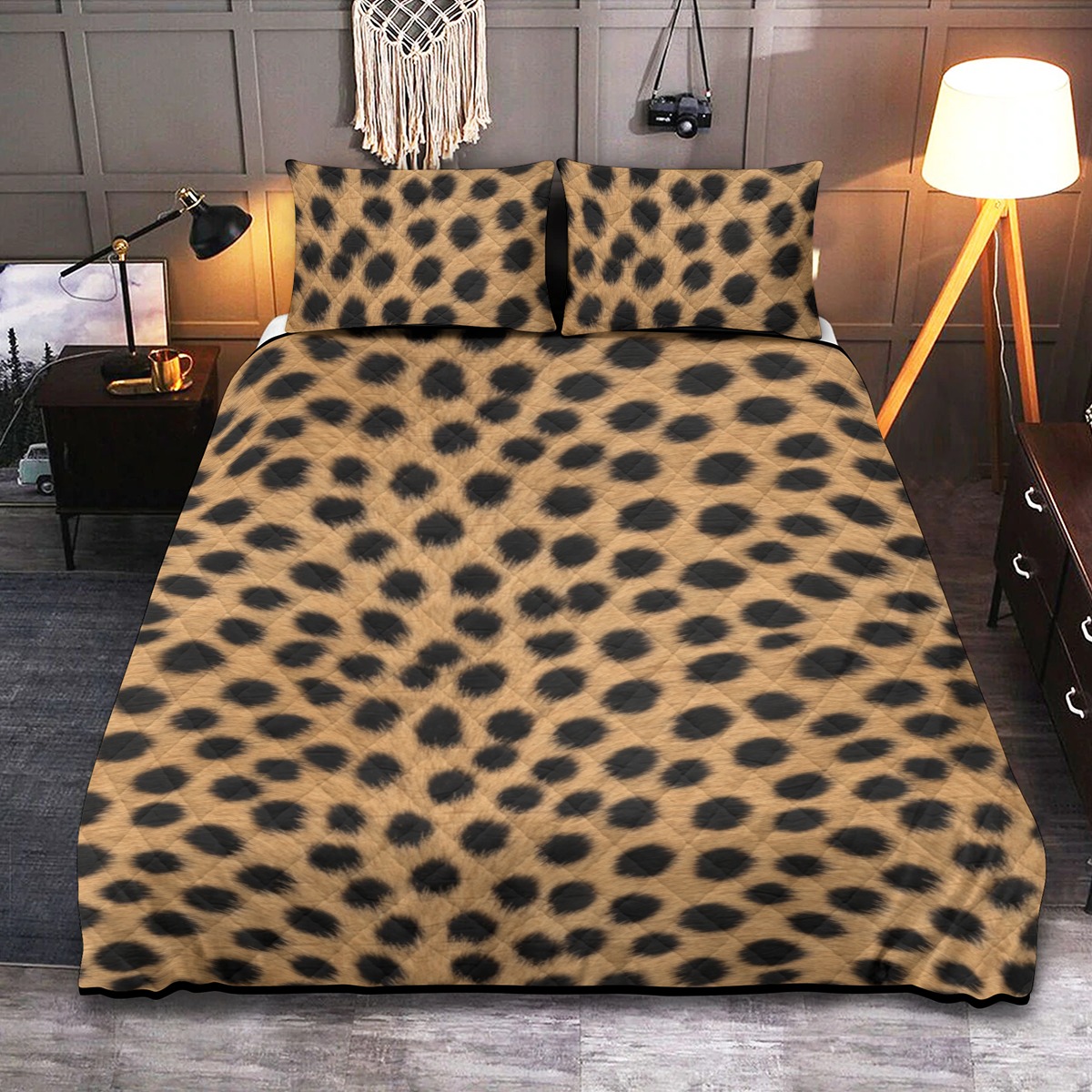 Quilt & Pillow Cases With  Edge-wrapping Strips (PAQN1)