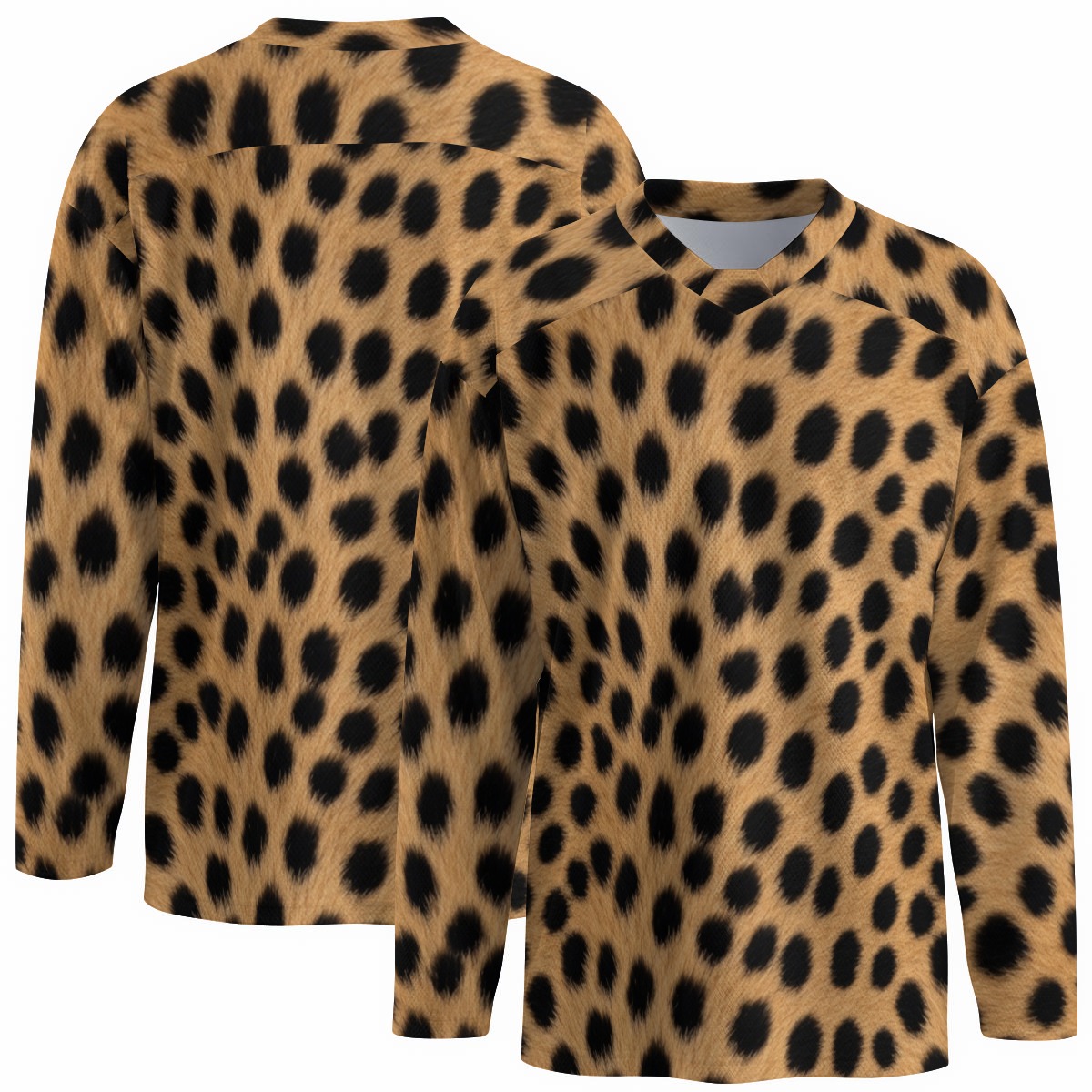 All-Over Print Men's Small Collar Hockey Jersey (PAQHU)