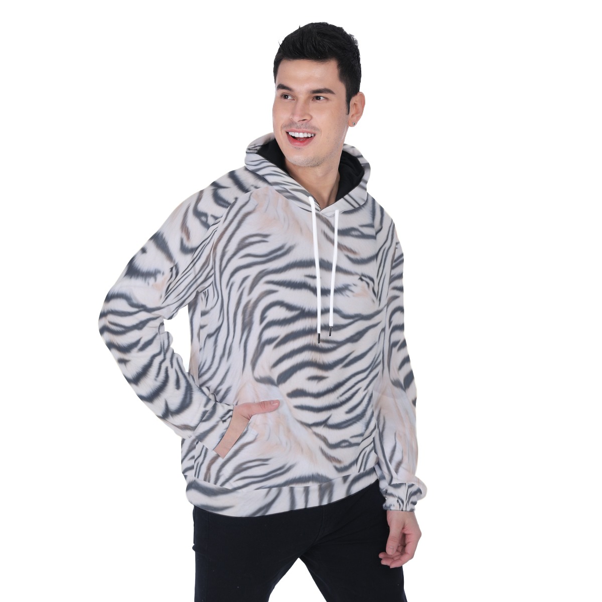 All-Over Print Men's Heavy Fleece Raglan Hoodie (PAS27)