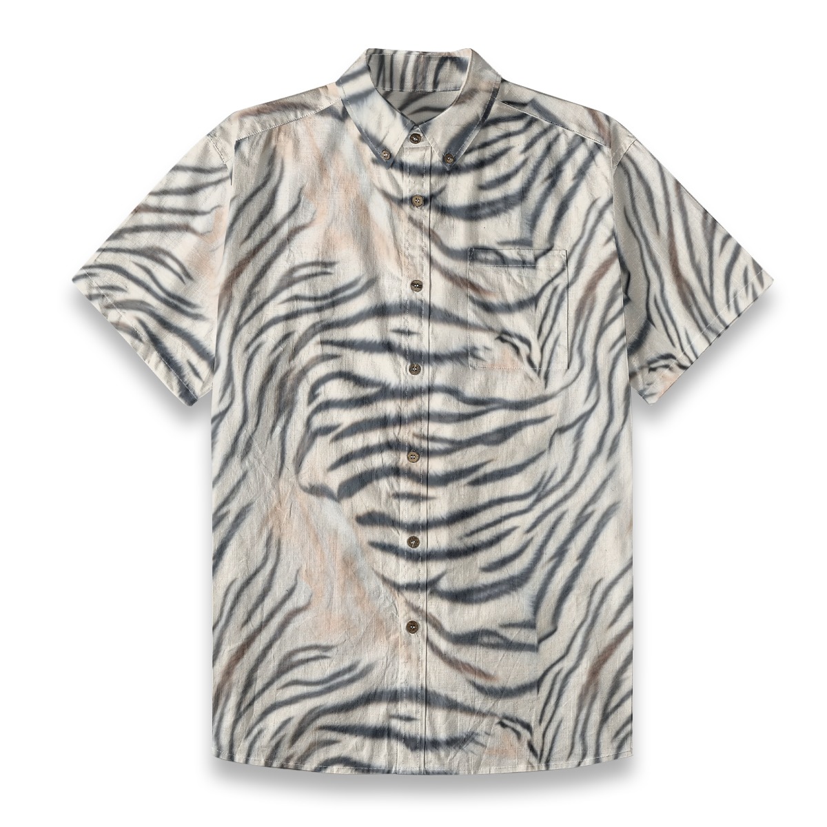 All-Over Print Men's Breathable Shirt|140GSM Slub Cotton (PAS2V)