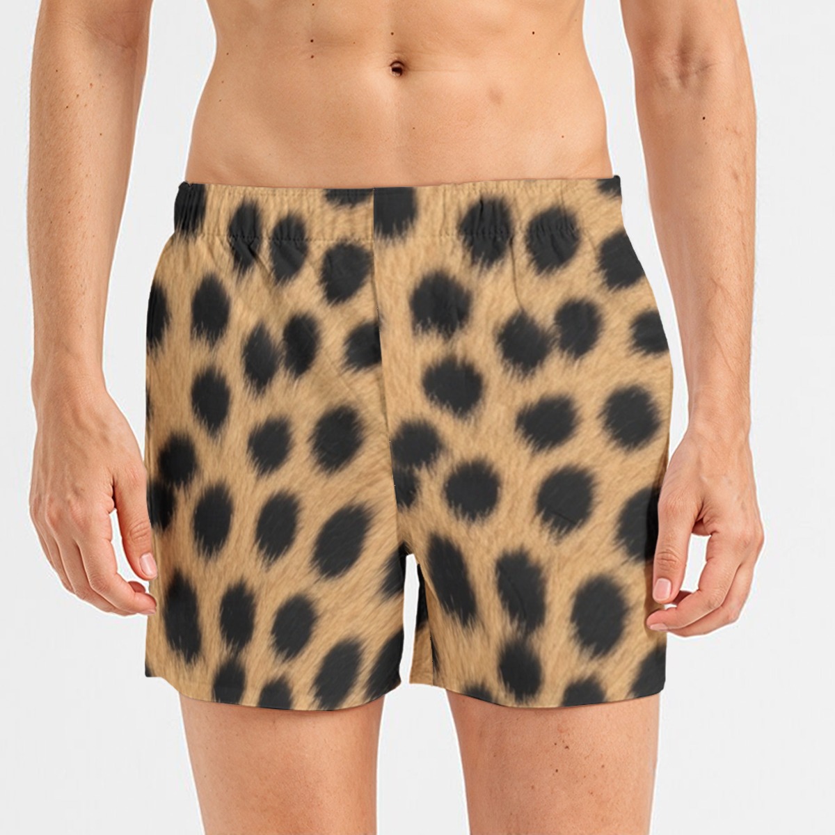 All-Over Print Men's Short Boxer Briefs|115GSM Cotton poplin (PAQL2)