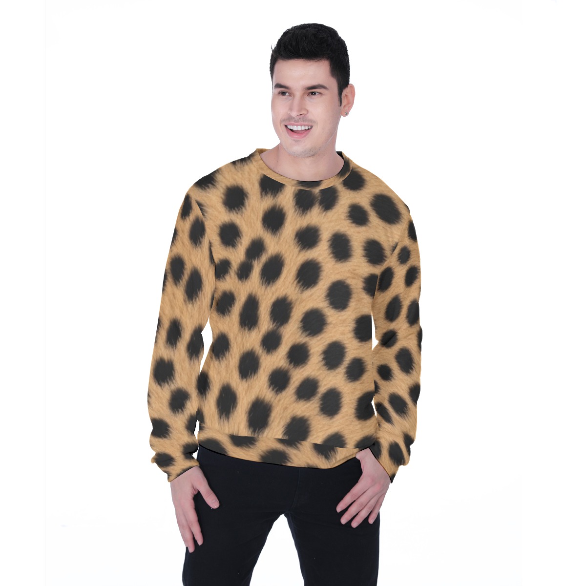 All-Over Print Men's Heavy Fleece Sweatshirt (PAQHW)