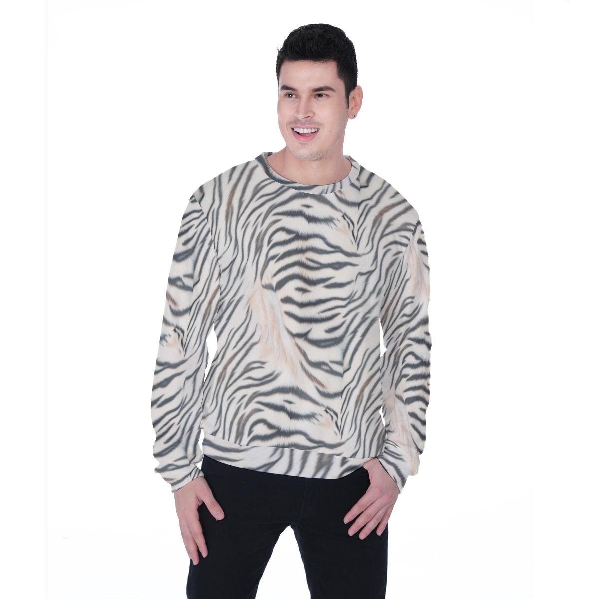 All-Over Print Men's Heavy Fleece Sweatshirt (PAS44)