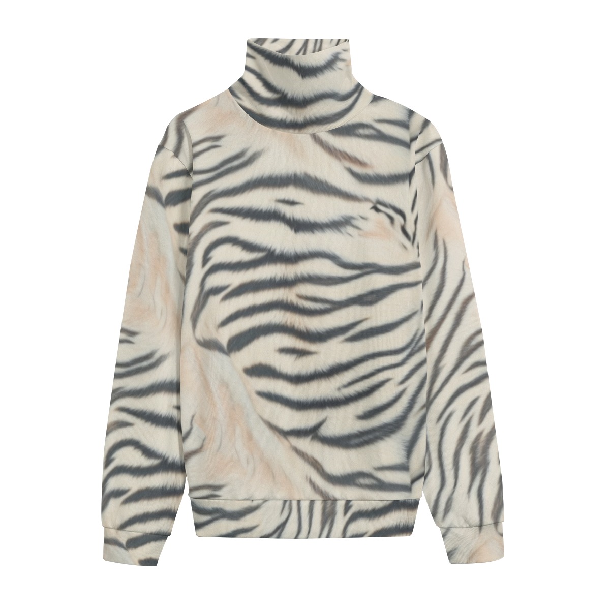 All-Over Print Unisex Turtleneck Knitted Fleece Sweater (PAS3L)
