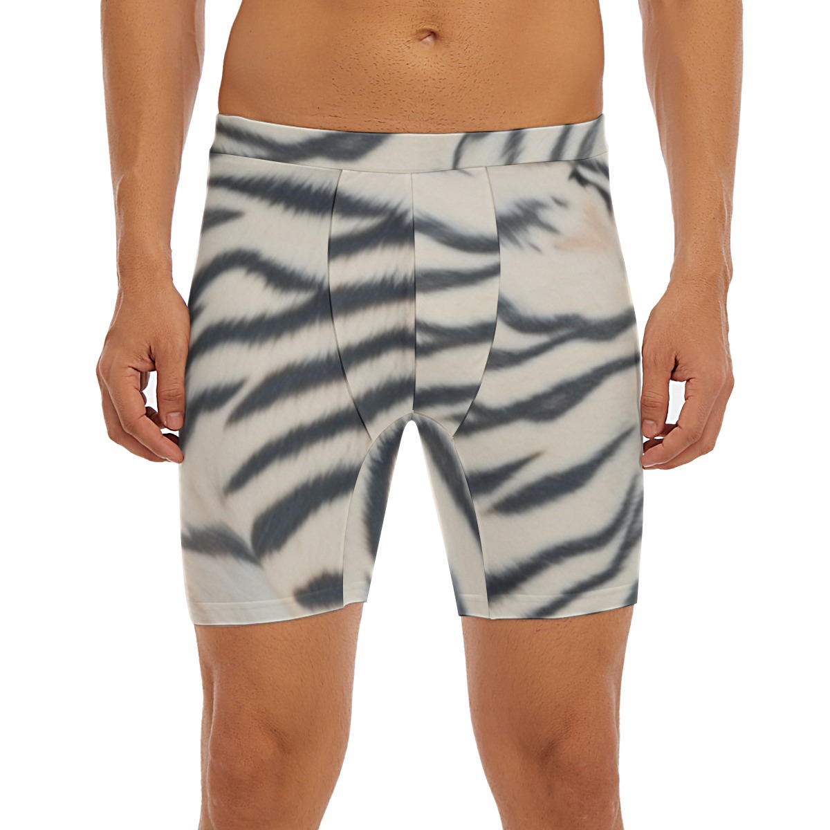 All-Over Print Men's Long Boxer Briefs (PAS55)