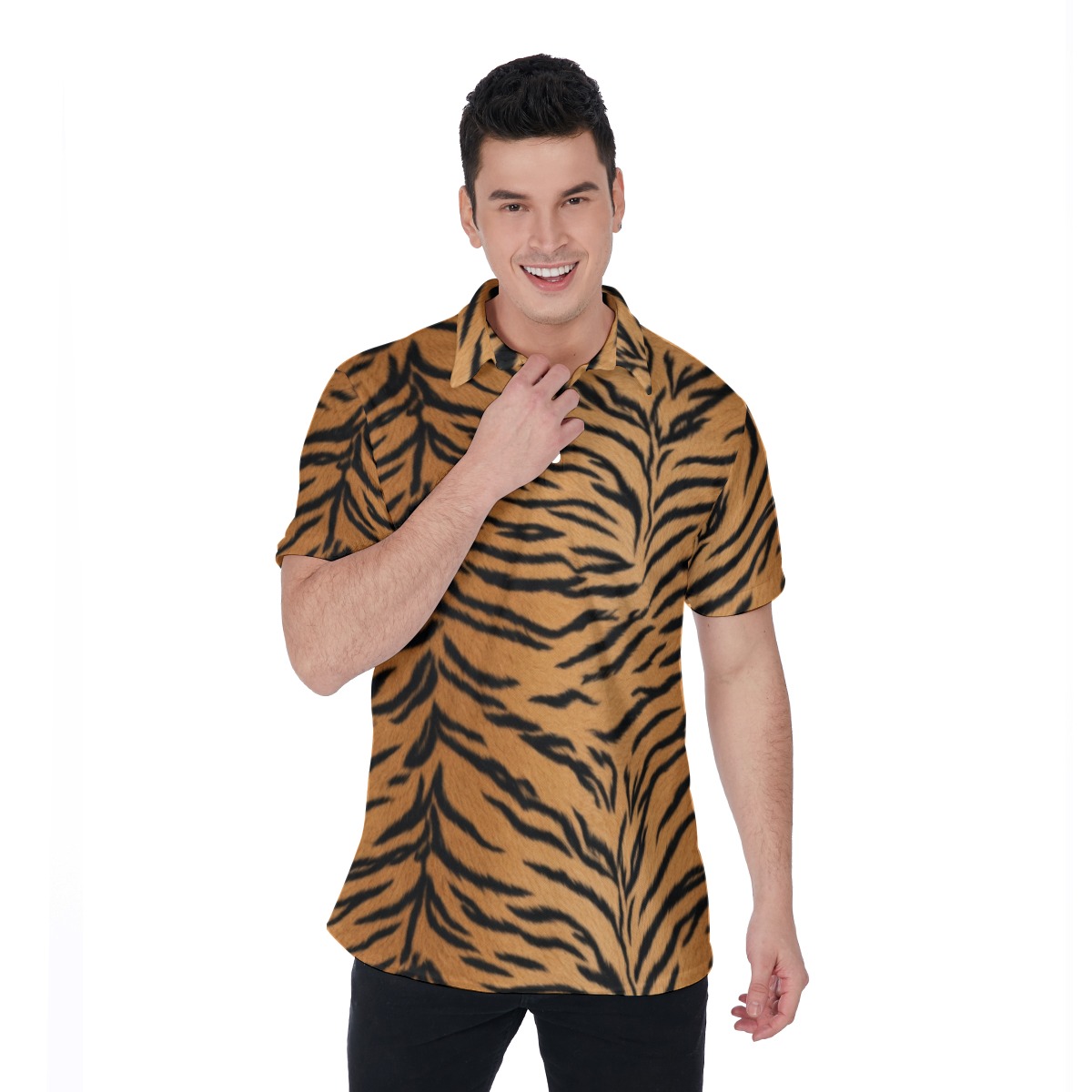 All-Over Print Men's Polo Shirt (PAST7)
