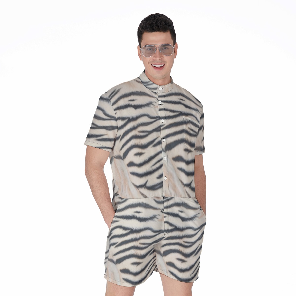 All-Over Print Men's Rompers (PAS5L)