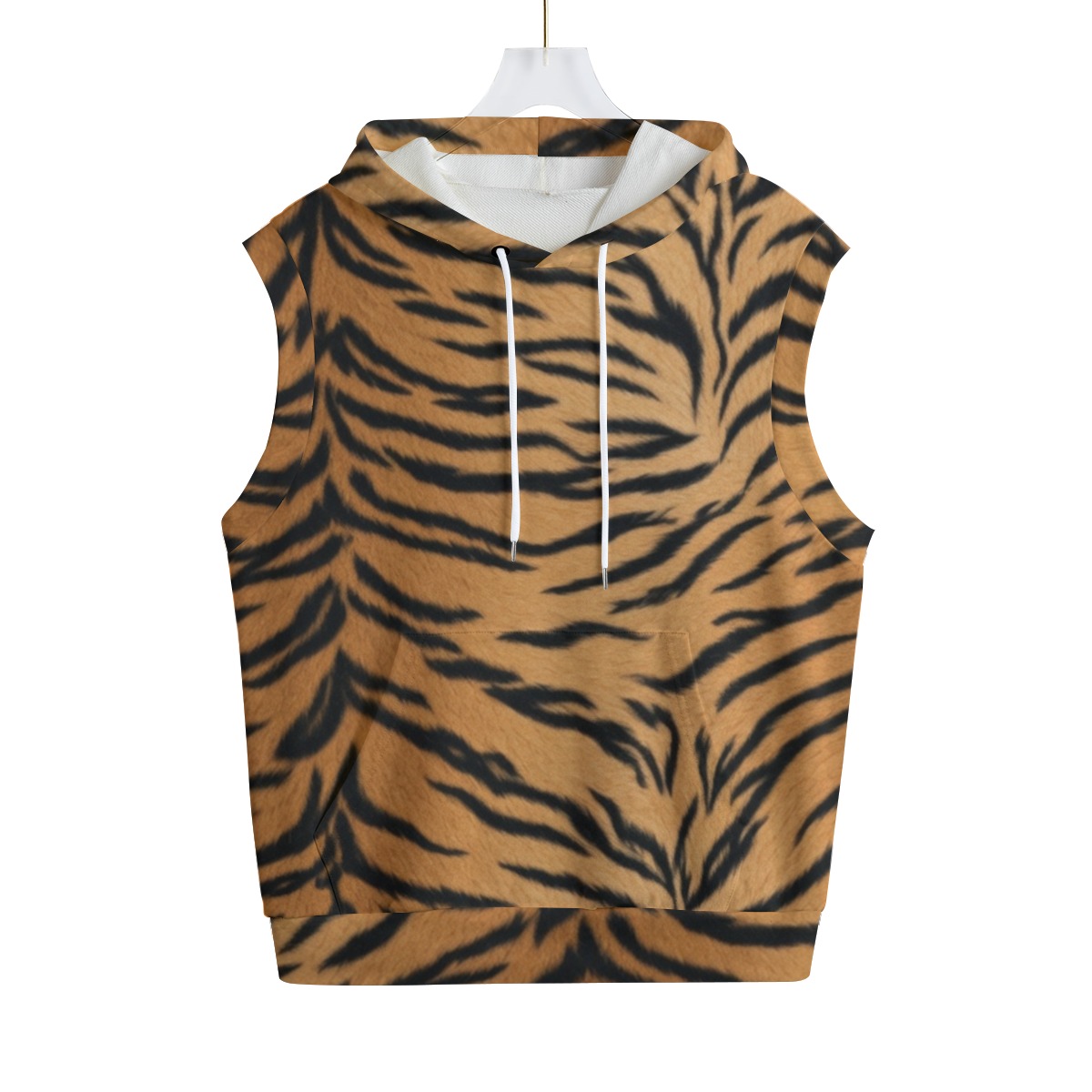 All-Over Print Unisex Hooded Vest | 310GSM Cotton (PASU9)