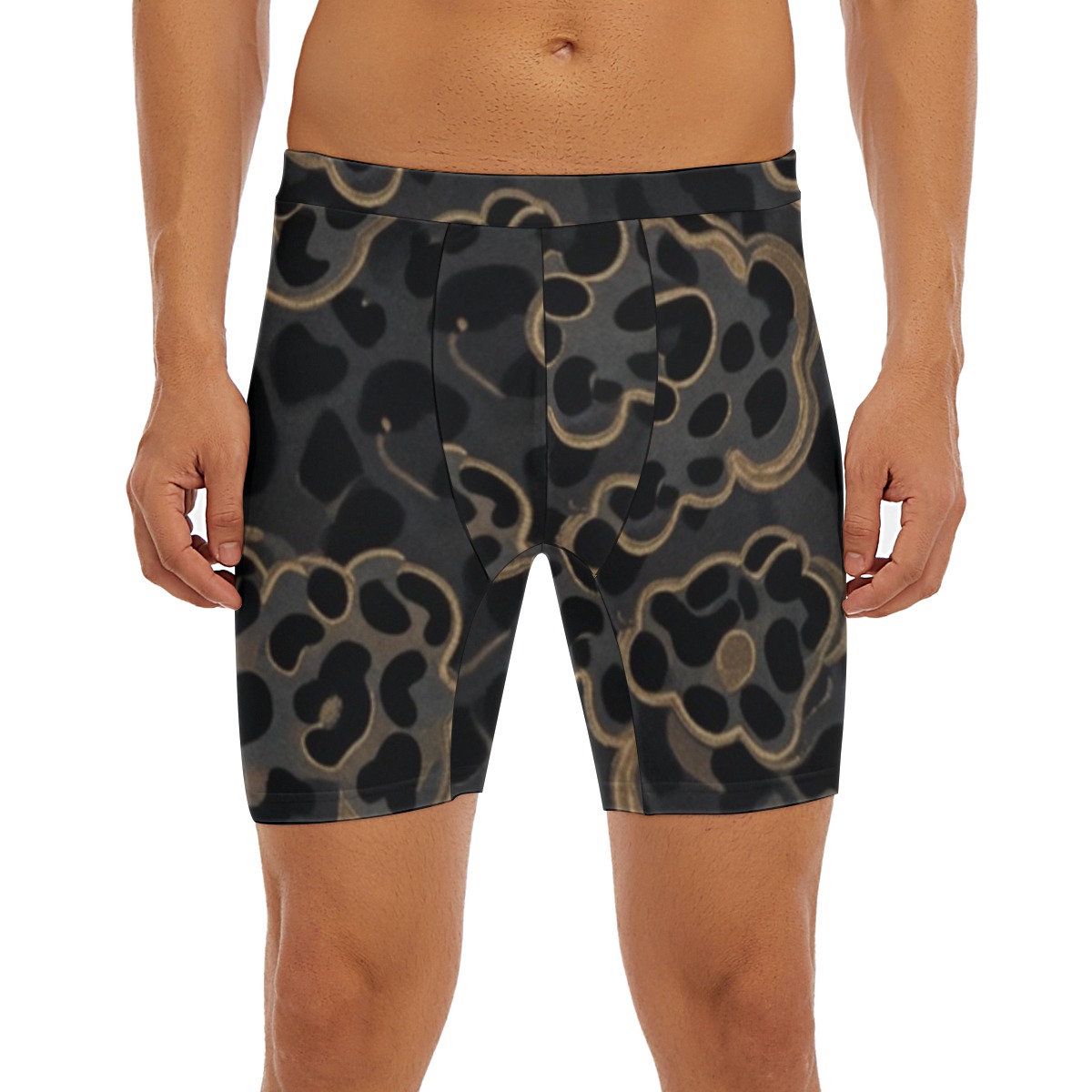 All-Over Print Men's Long Boxer Briefs (PAPSR)