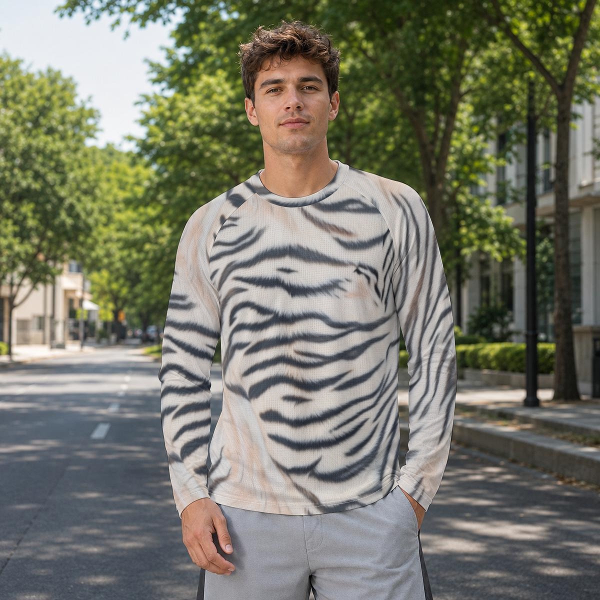 All-Over Print Men's Sun Protection Sport Top (PAS2G)