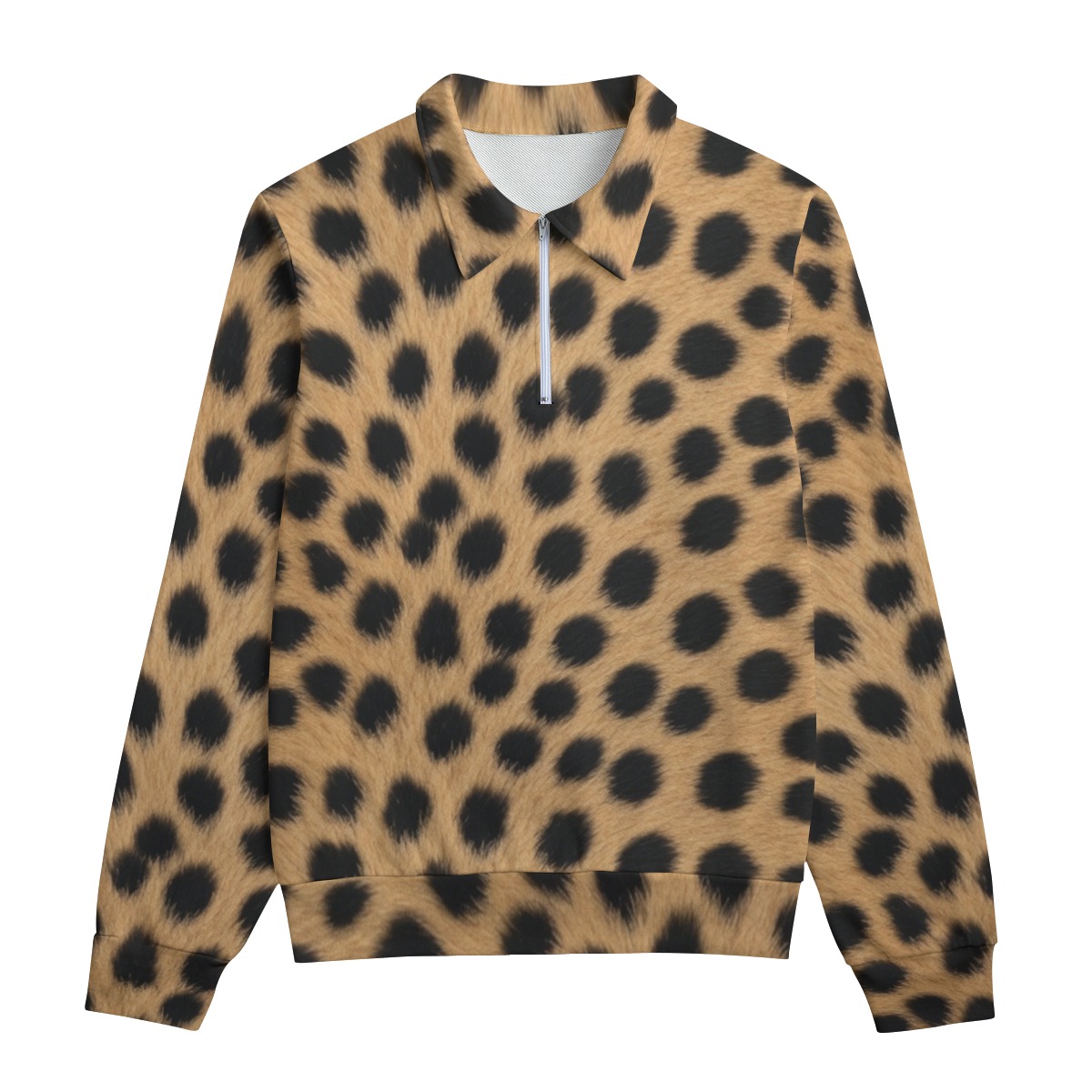 All-Over Print Unisex Lapel Sweatshirt | 310GSM Cotton (PAQJ1)