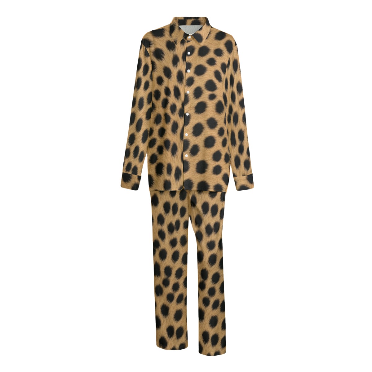 All-Over Print Unisex Imitation Silk Shirt Suit (PAQLM)