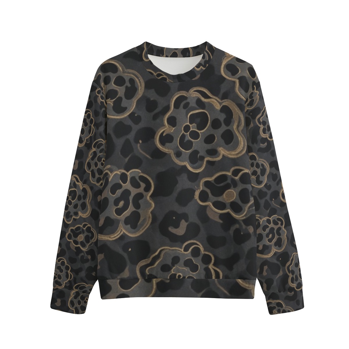 All-Over Print Men's Round-neck Sweatshirt | Interlock (PAPRU)