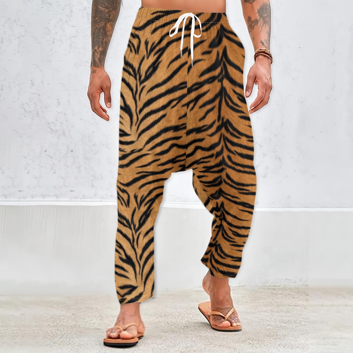 All-Over Print Men’s Harem Pants (PASWF)