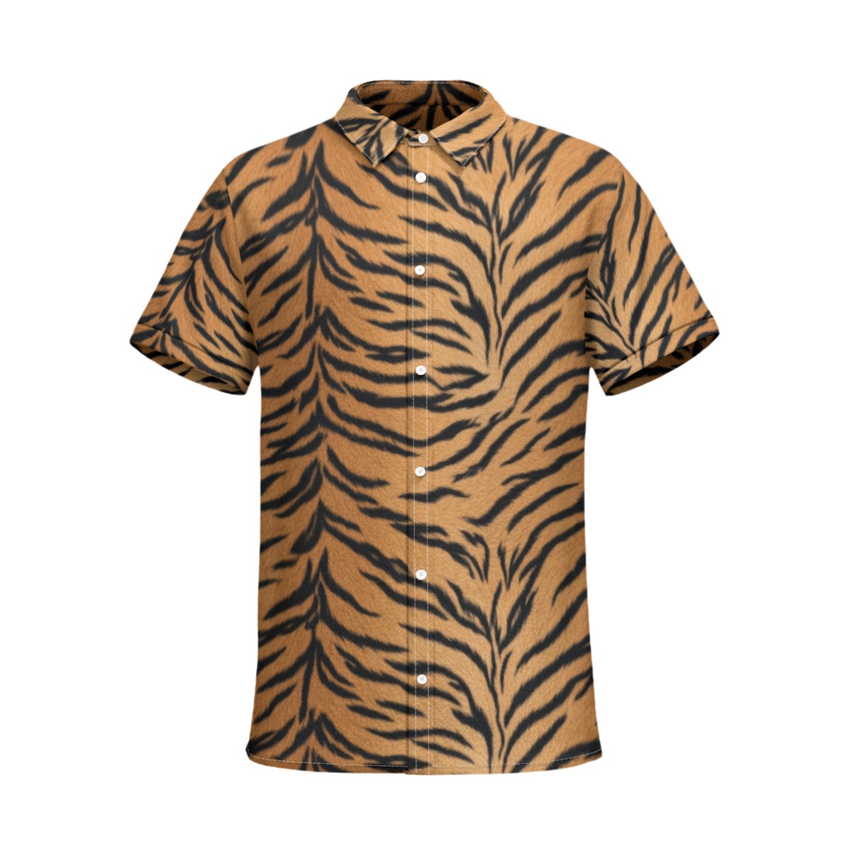 All-Over PrintMen's Business Collared Shirt|115GSM Cotton poplin (PASTK)