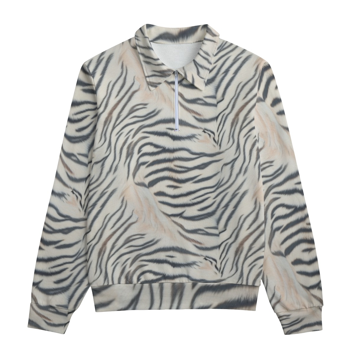 All-Over Print Unisex Lapel Sweatshirt | 310GSM Cotton (PAS47)
