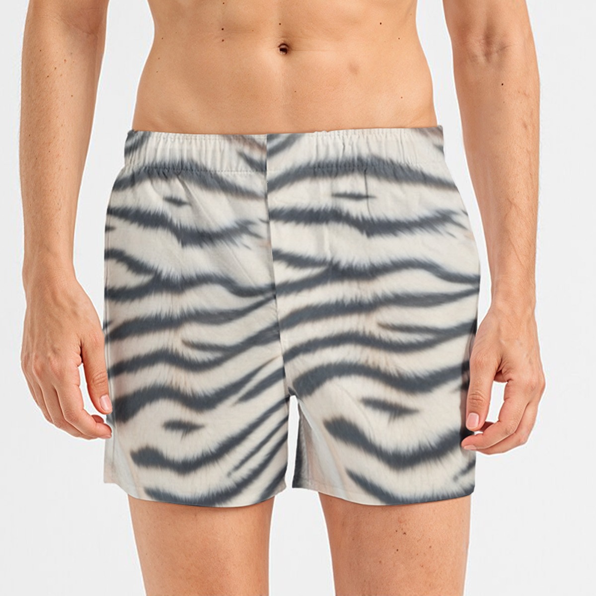 All-Over Print Men's Short Boxer Briefs|115GSM Cotton poplin (PAS58)