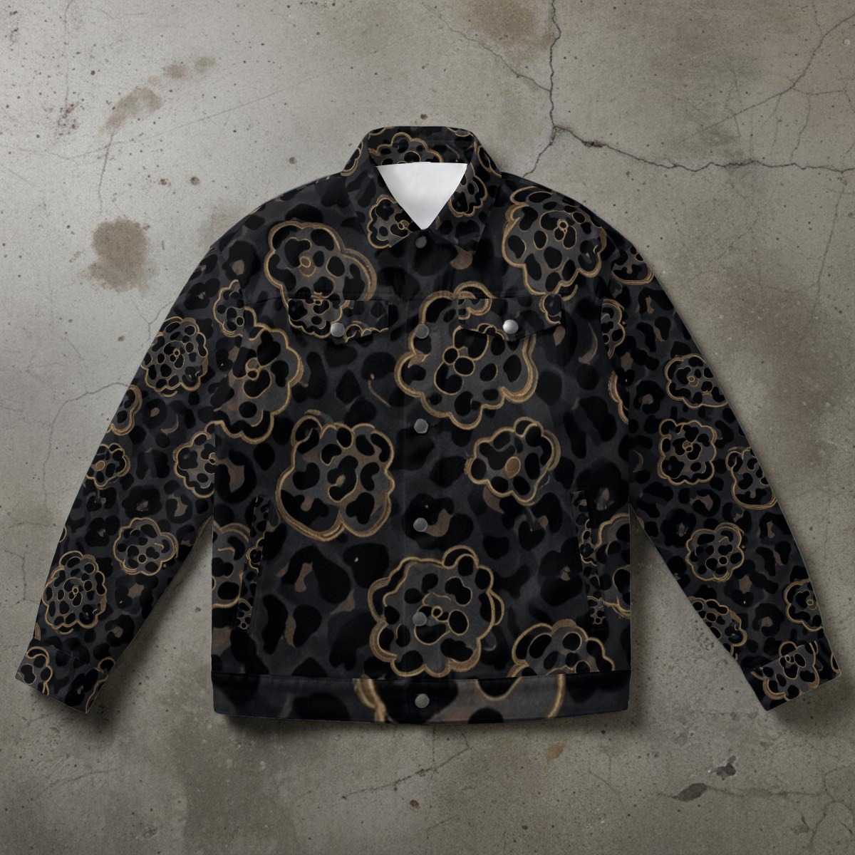 All-Over Print Unisex Collared Jacket (PAPS7)
