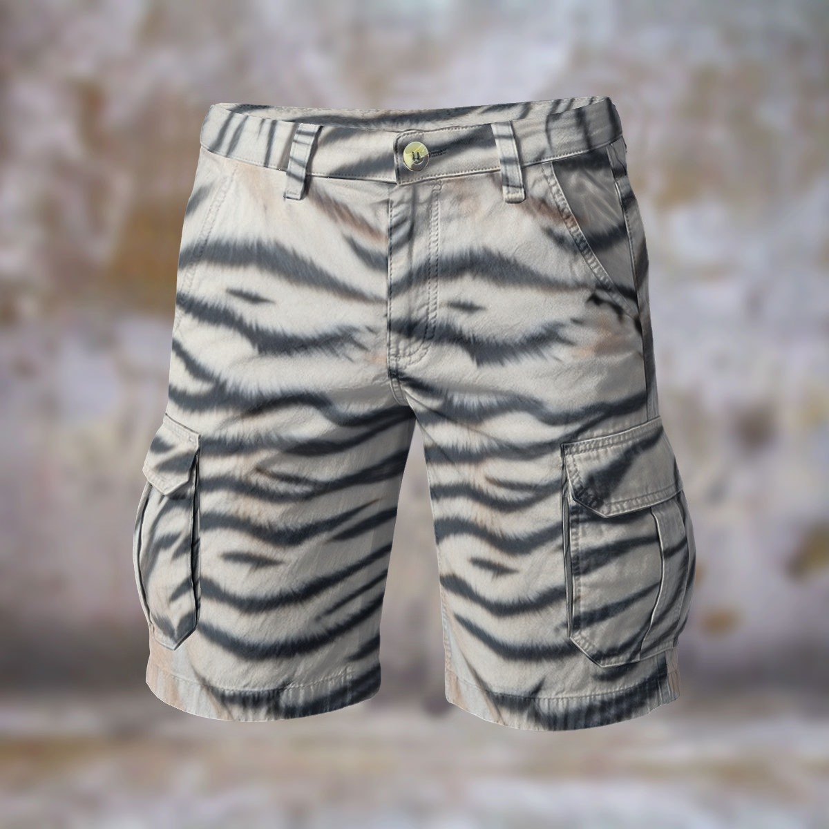 All-Over Print Men's Cargo Shorts (PAS5Y)