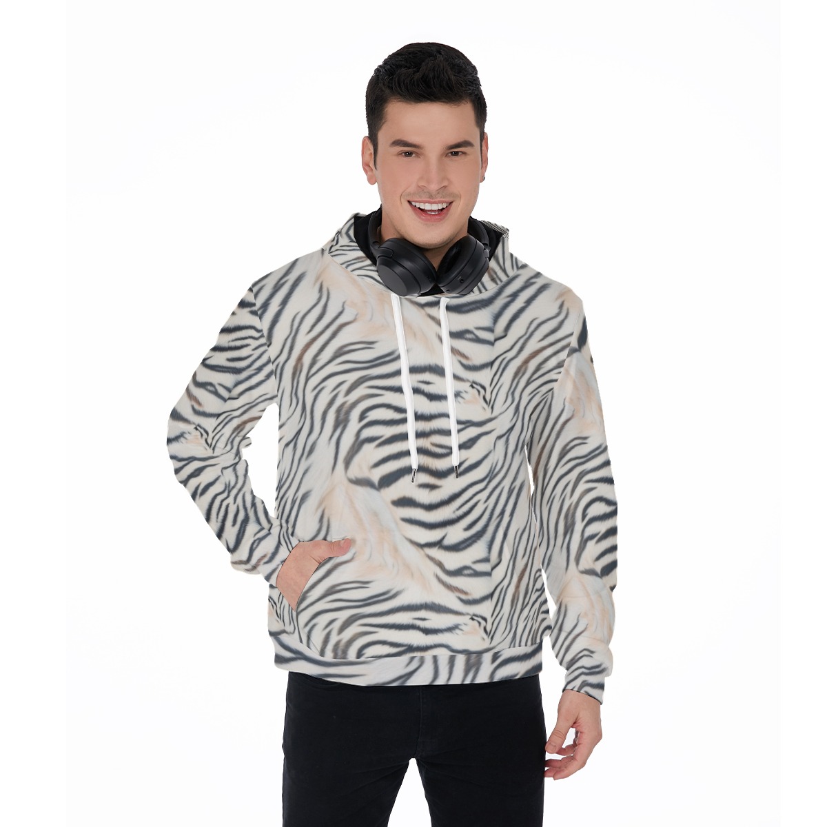 All-Over Print Men's Pullover Hoodie (PAS2A)