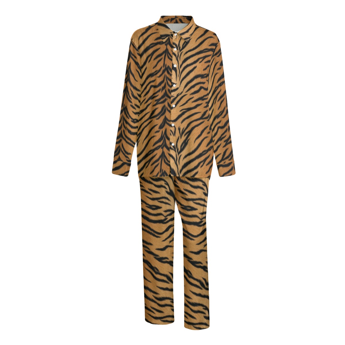 All-Over Print Unisex Imitation Silk Shirt Suit (PASWU)