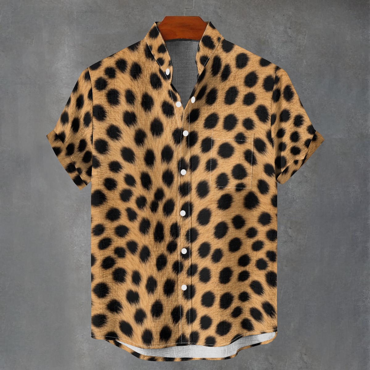 Stand collar shirt