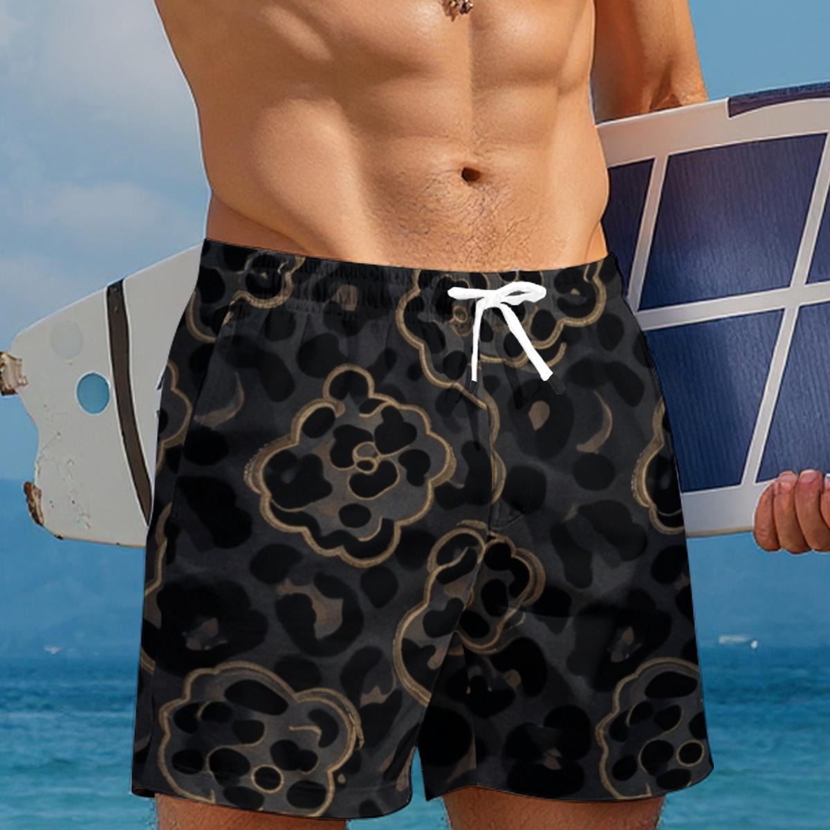 All-Over Print Men's Beach Shorts (PAPTZ)