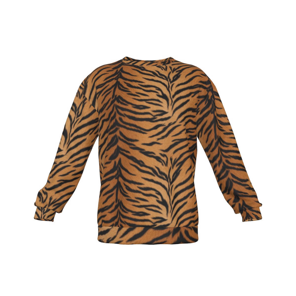 All-Over Print Men's Drop Shoulder Round Neck Long-Sleeved Sweatshirt (PASUS)