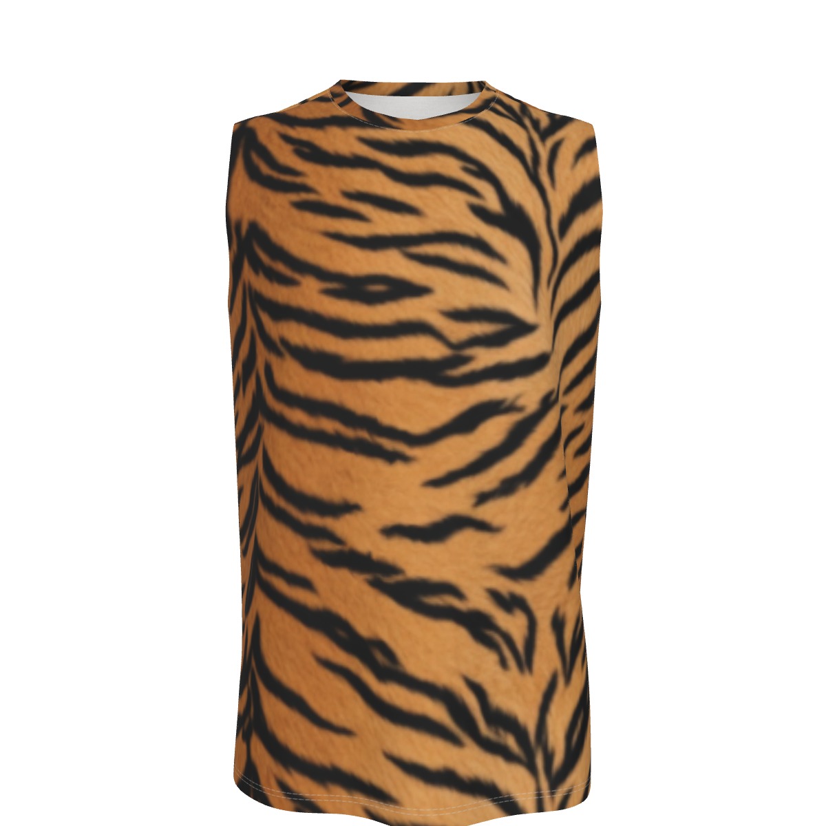 All-Over Print Men's O-neck Tank Top | 190GSM Cotton (PASUE)