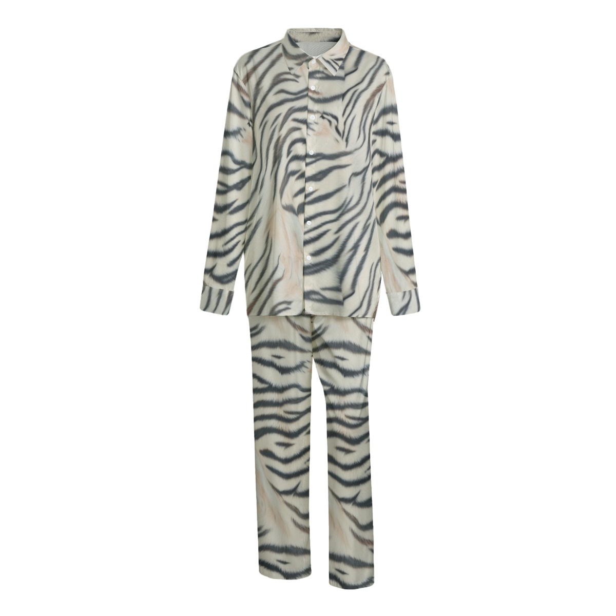 All-Over Print Unisex Imitation Silk Shirt Suit (PAS5R)