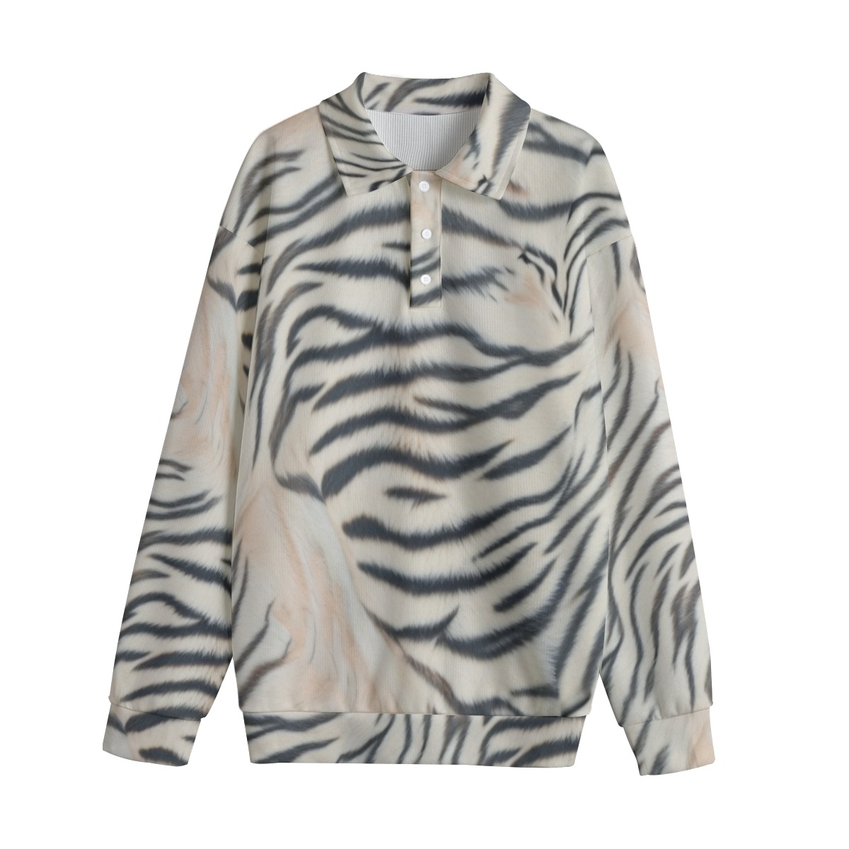 All-Over Print Unisex Lapel Collar Sweater (PAS3G)