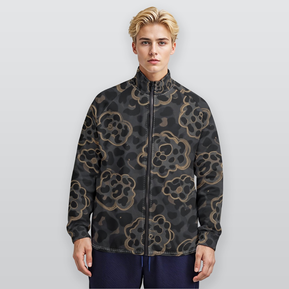 Stand collar jacket