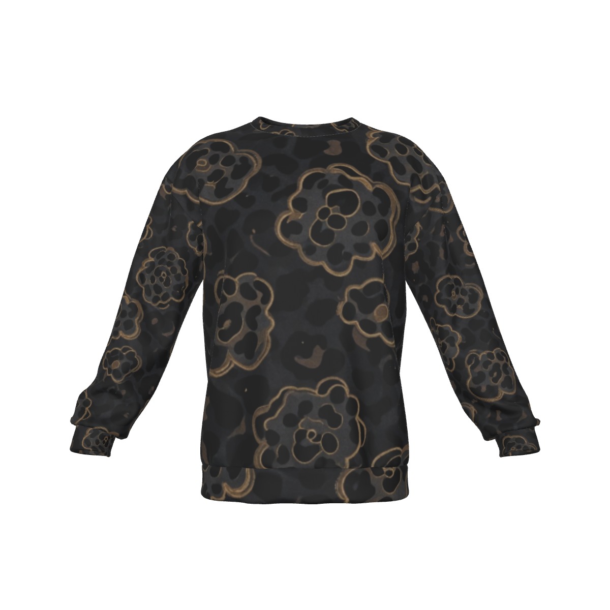 All-Over Print Men's Drop Shoulder Round Neck Long-Sleeved Sweatshirt (PAPRV)