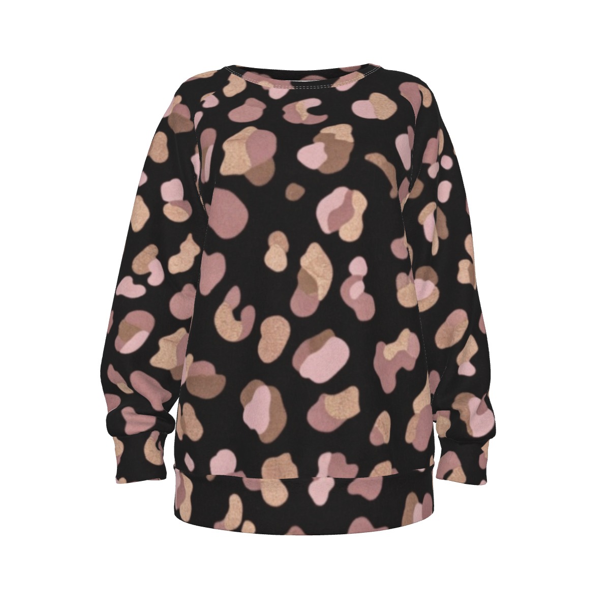 All-Over Print Women's Raglan Sleeve Sweatshirt (PB2LH)