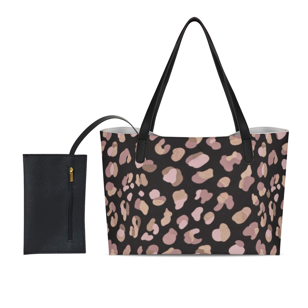 Lampart Rose — Shopper with pouch
