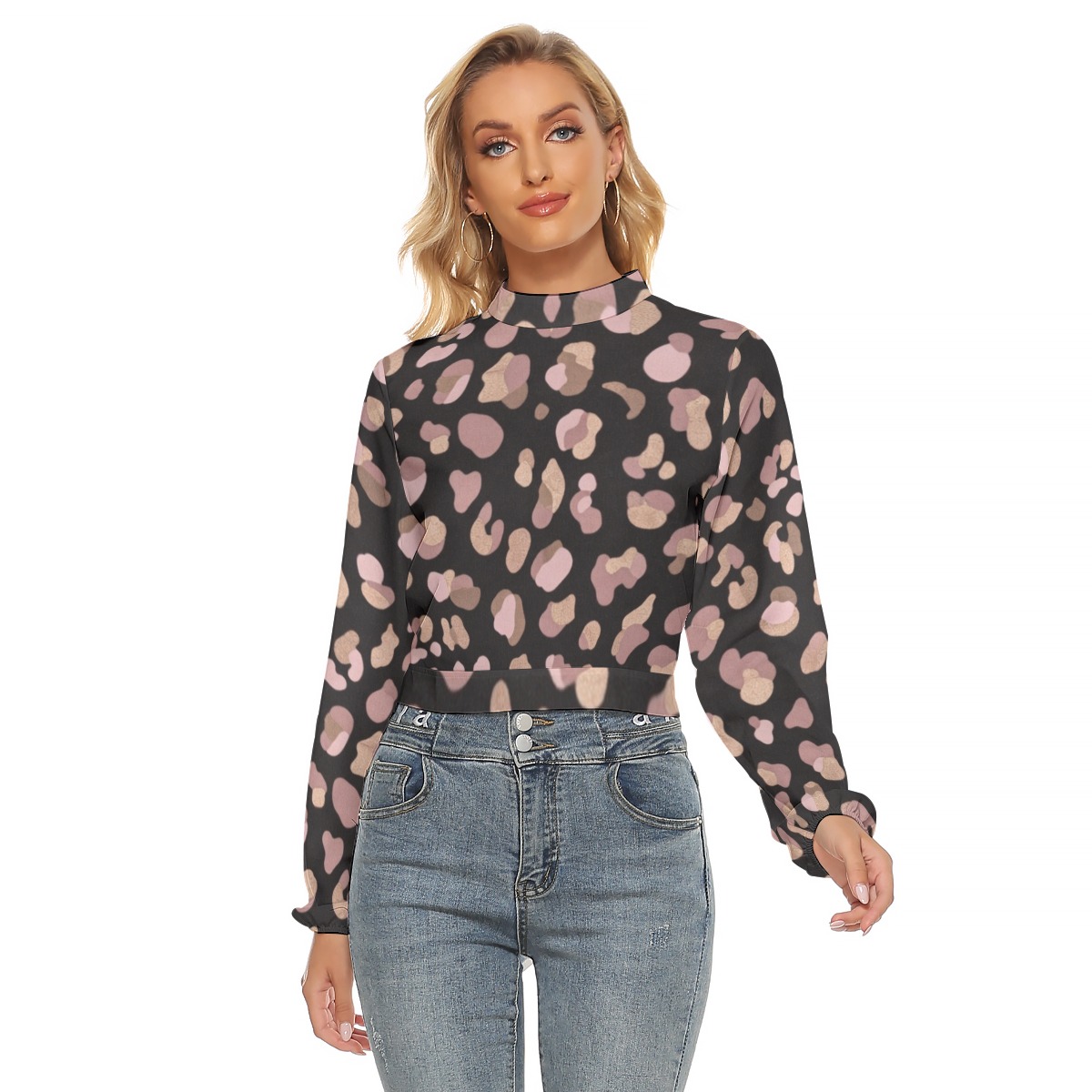 All-Over Print Women's Halter T-shirt (PB2ML)