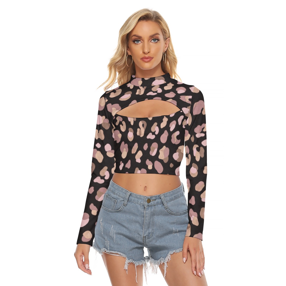 Lampart Rose — Crop top