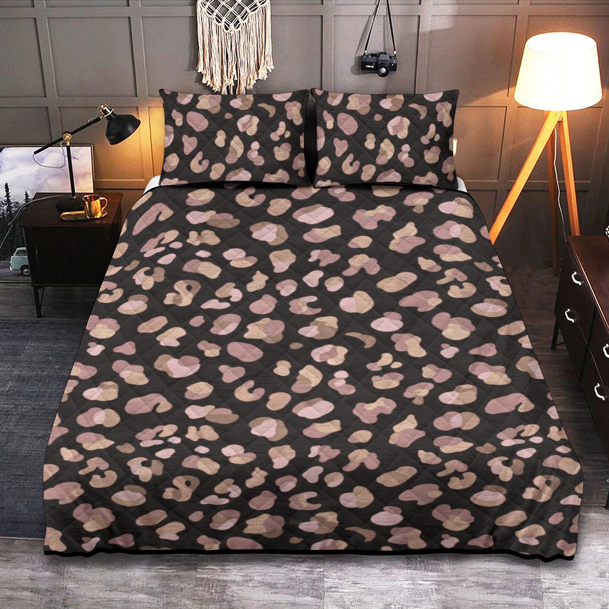 Quilt & Pillow Cases With  Edge-wrapping Strips (PB2U2)