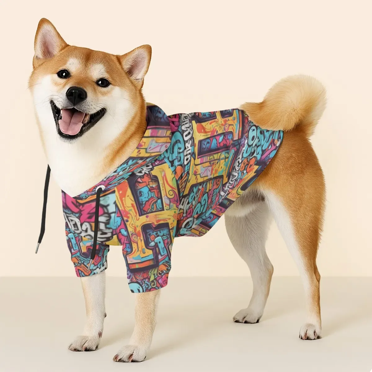 All-Over Print Hooded Sweatshirt|310GSM Cotton