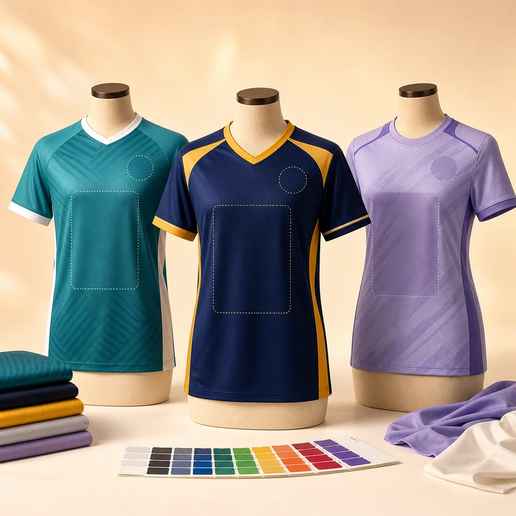 Custom team jerseys and branded packaging